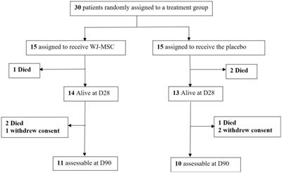 Efficacy of Wharton Jelly Mesenchymal Stromal Cells infusions in moderate to severe SARS-Cov-2 related acute respiratory distress syndrome: a phase 2a double-blind randomized controlled trial